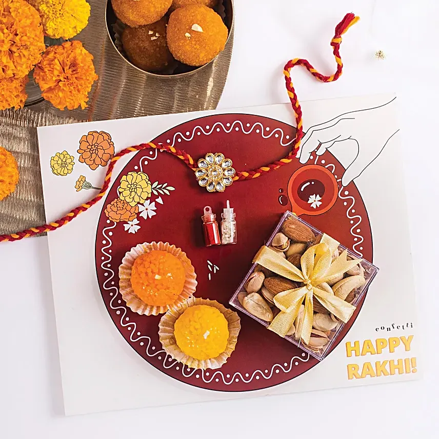 Traditional Rakhi Gift Set