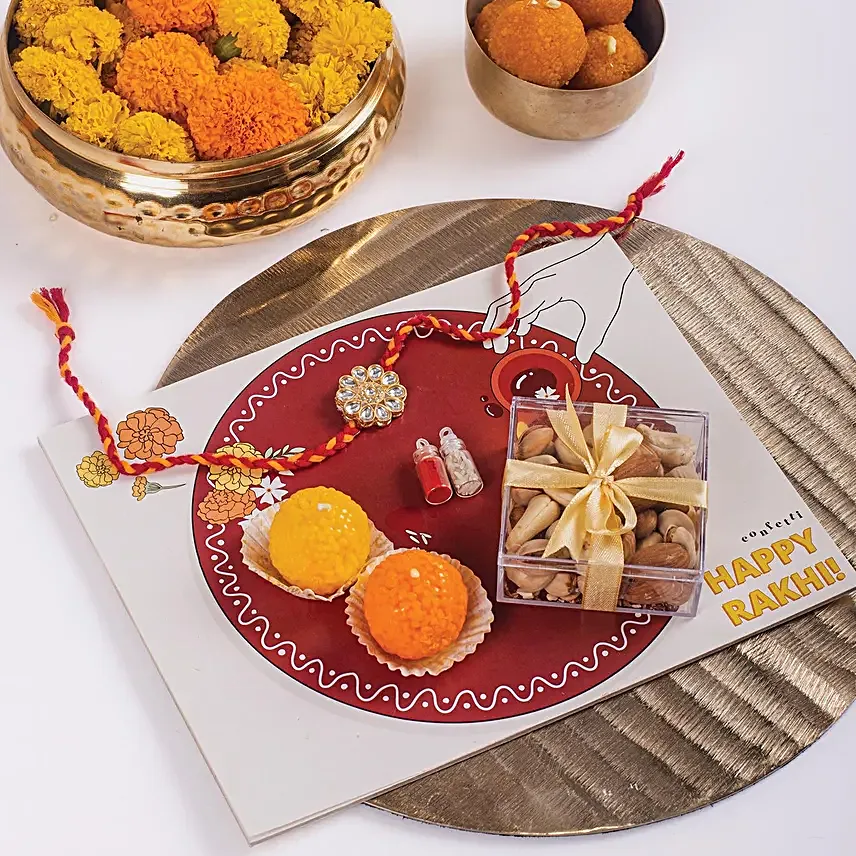 Traditional Rakhi Gift Set
