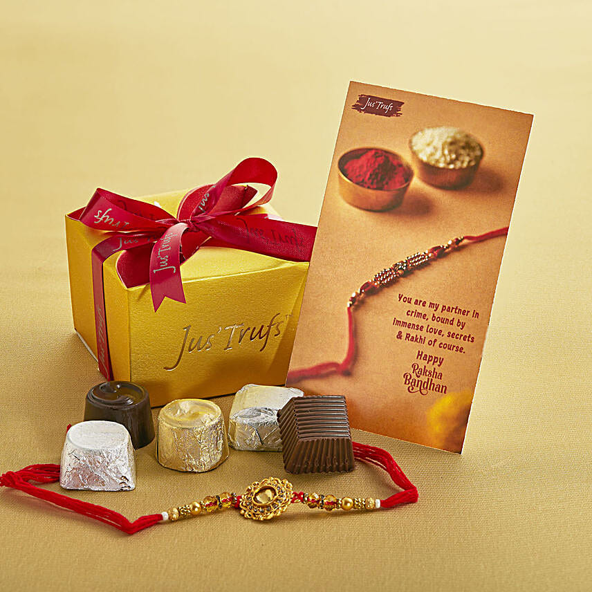 Traditional Rakhi N Classic Truffle Temptations