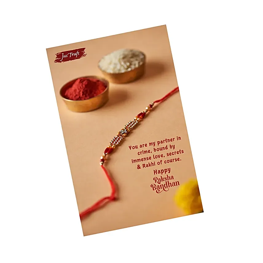 Traditional Rakhi N Cocoa With Dry Fruits Joy Hamper