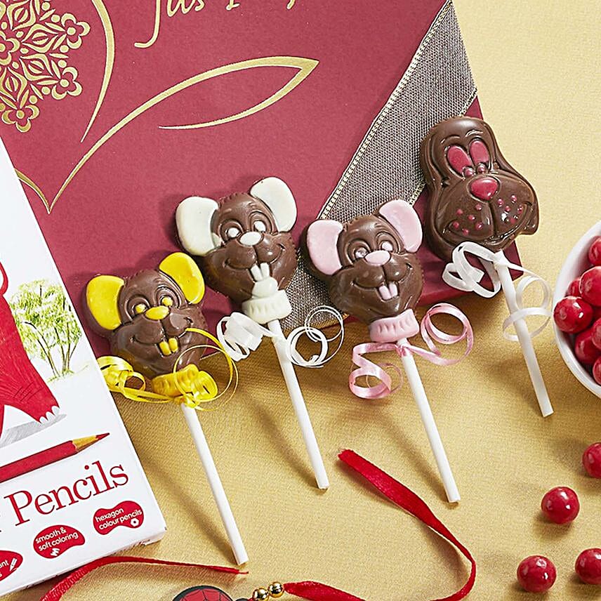 Traditional Rakhi N Munchkin Treats Hamper