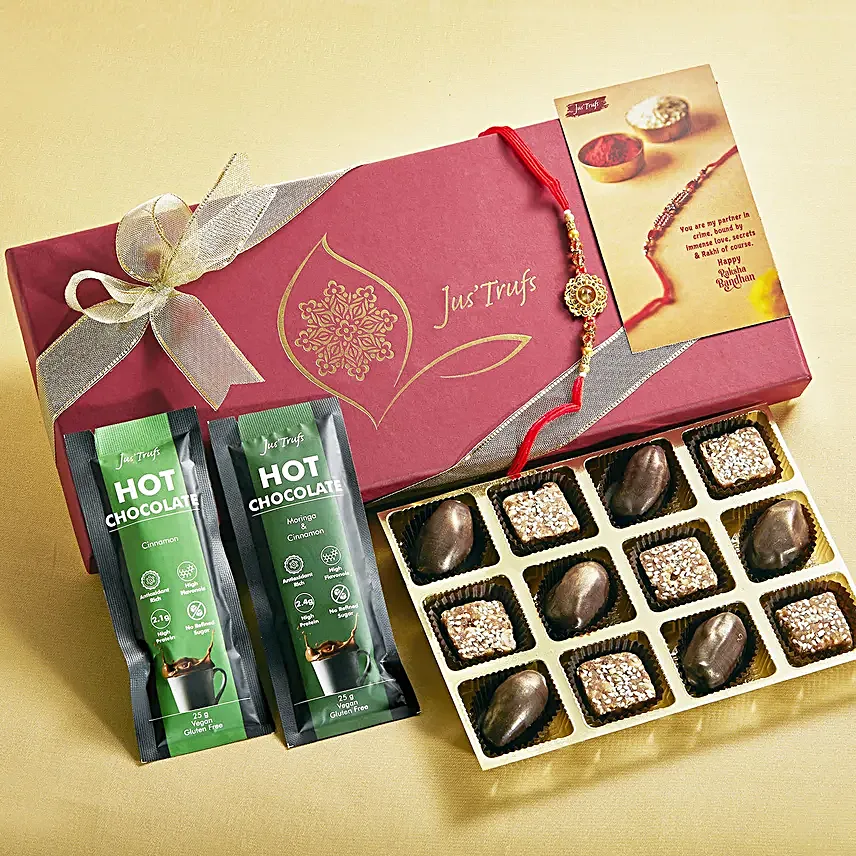 Traditional Rakhi N Vegan Truffle Temptations