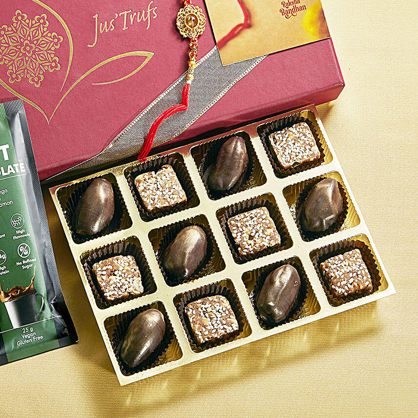 Traditional Rakhi N Vegan Truffle Temptations