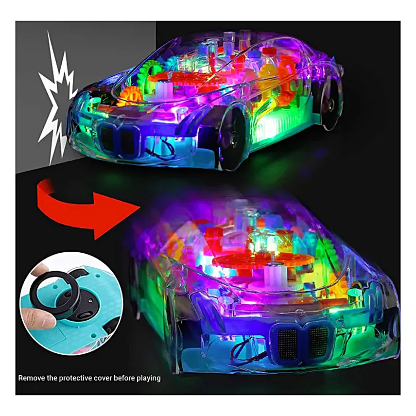 Transparent Concept Super Car Toy