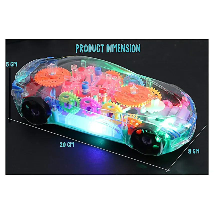 Transparent Concept Super Car Toy