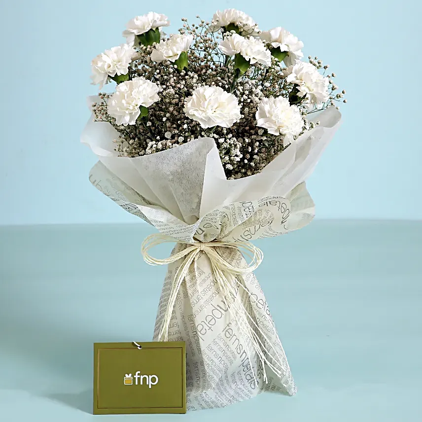 True Beauty Carnations Bouquet