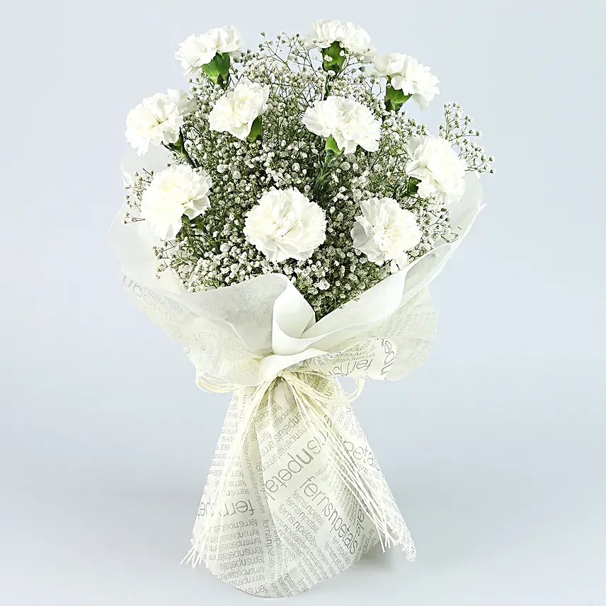 True Beauty Carnations Bouquet