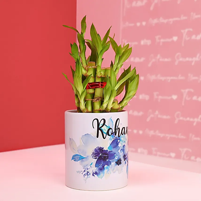 Two Layer Bamboo In Personalised Mug