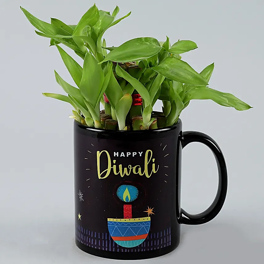 Online Bamboo And Black Mug
