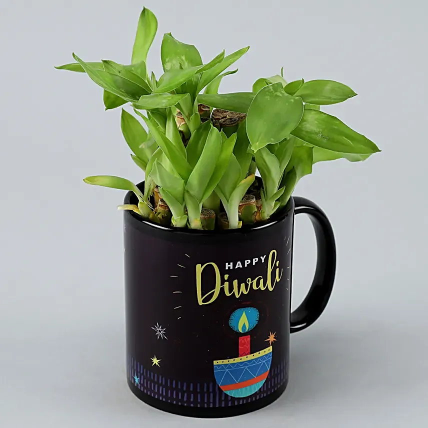 Online Bamboo And Black Mug