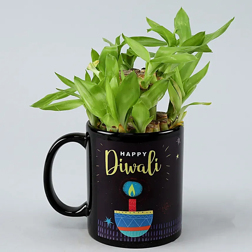 Online Bamboo And Black Mug