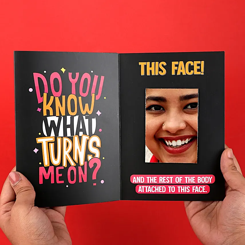 Valentine Special Naughty Mirror Card