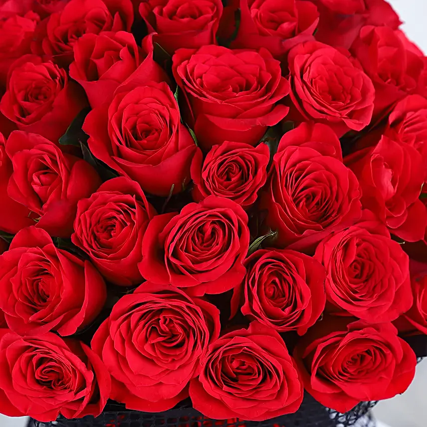 Valentine Velvety Red Rose Bouquet