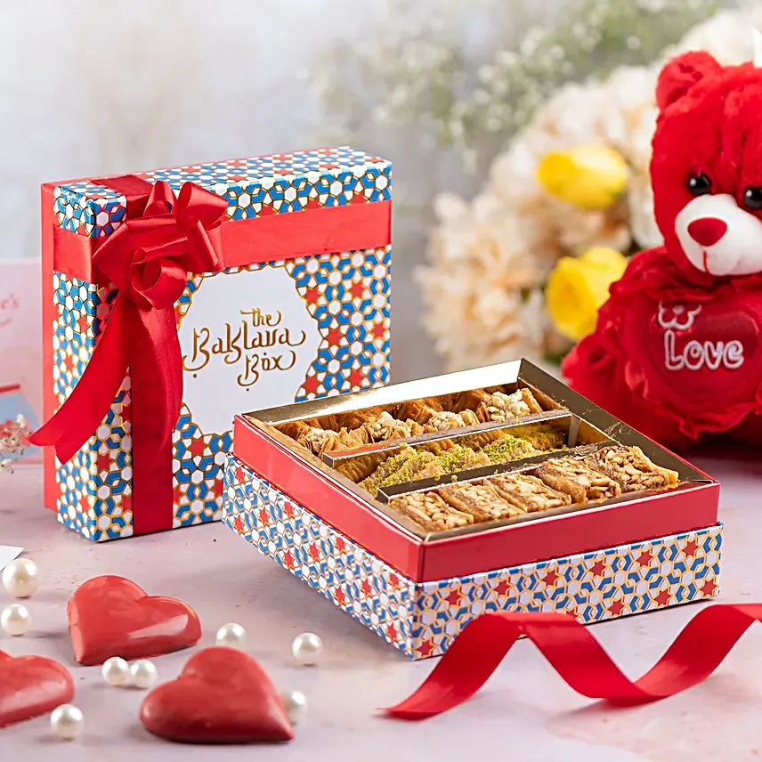 Valentines Day Sweet Baklava Box