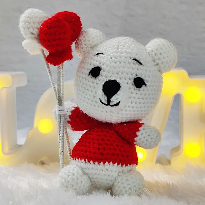 Valentines Love Balloon Teddy