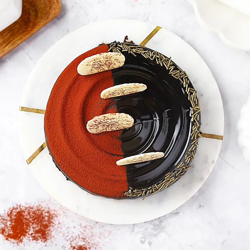 Velvety Chocolate Truffle Cake 500 Gm