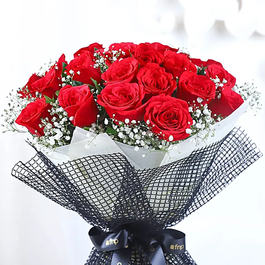 Velvety Red Rose Romance