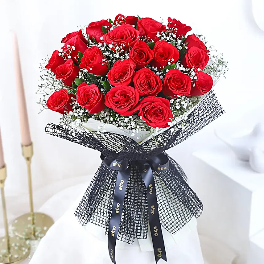 Velvety Red Rose Romance