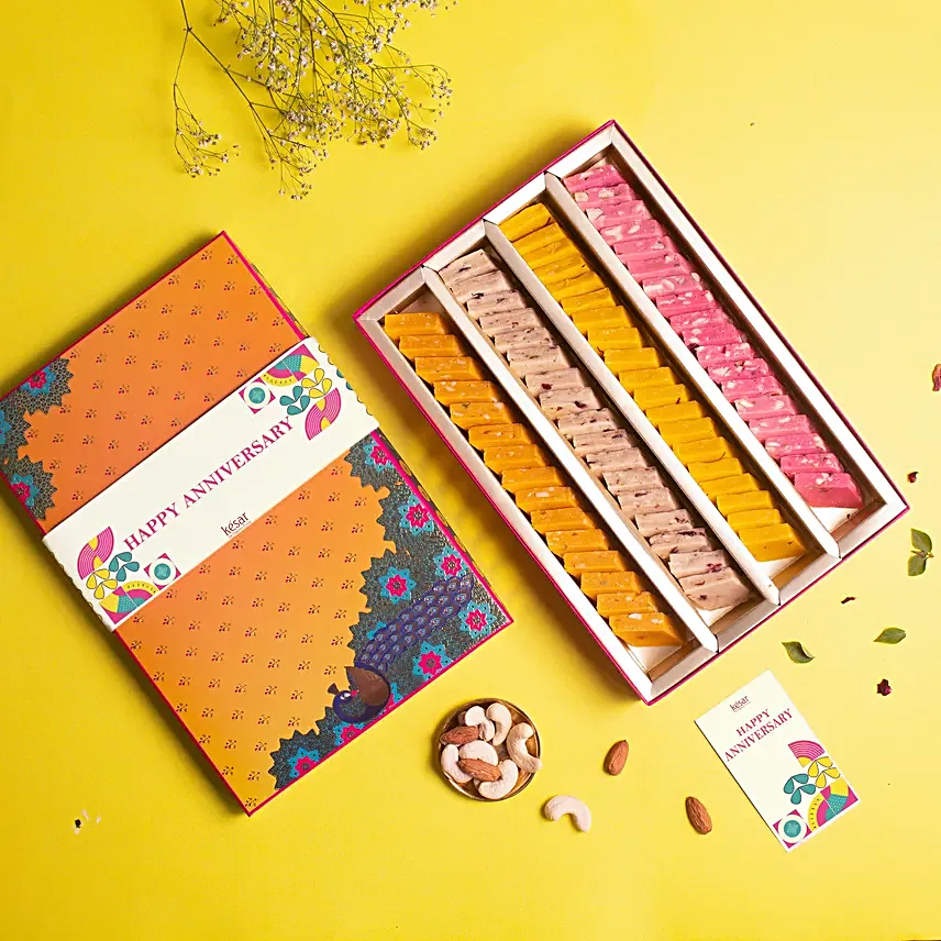 Vibrant Katli Anniversary Tin Box