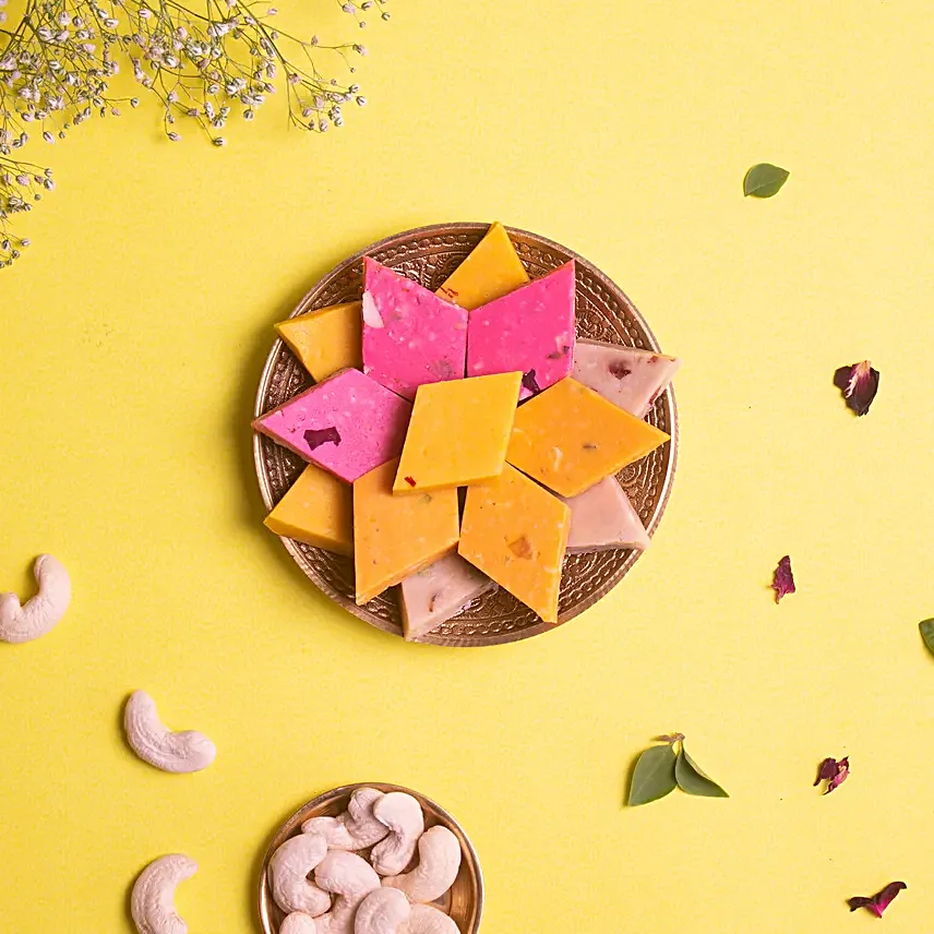 Vibrant Katli Anniversary Tin Box