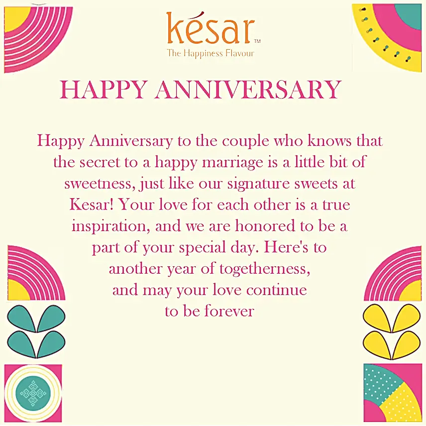 Vibrant Katli Anniversary Tin Box