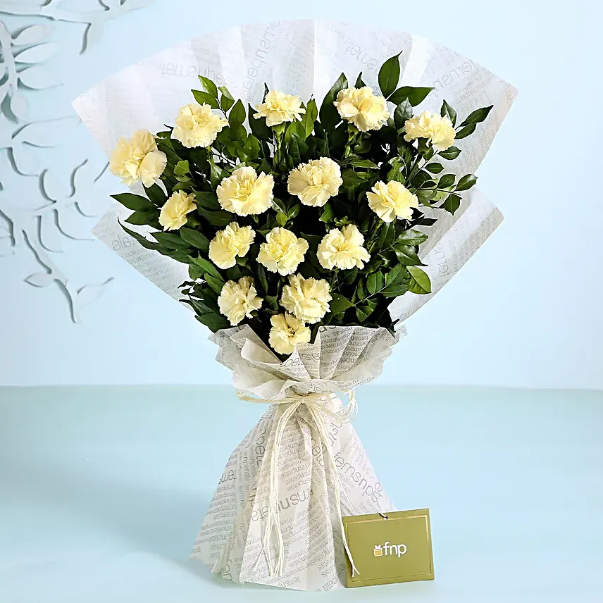 Vibrant Love Carnations Bouquet