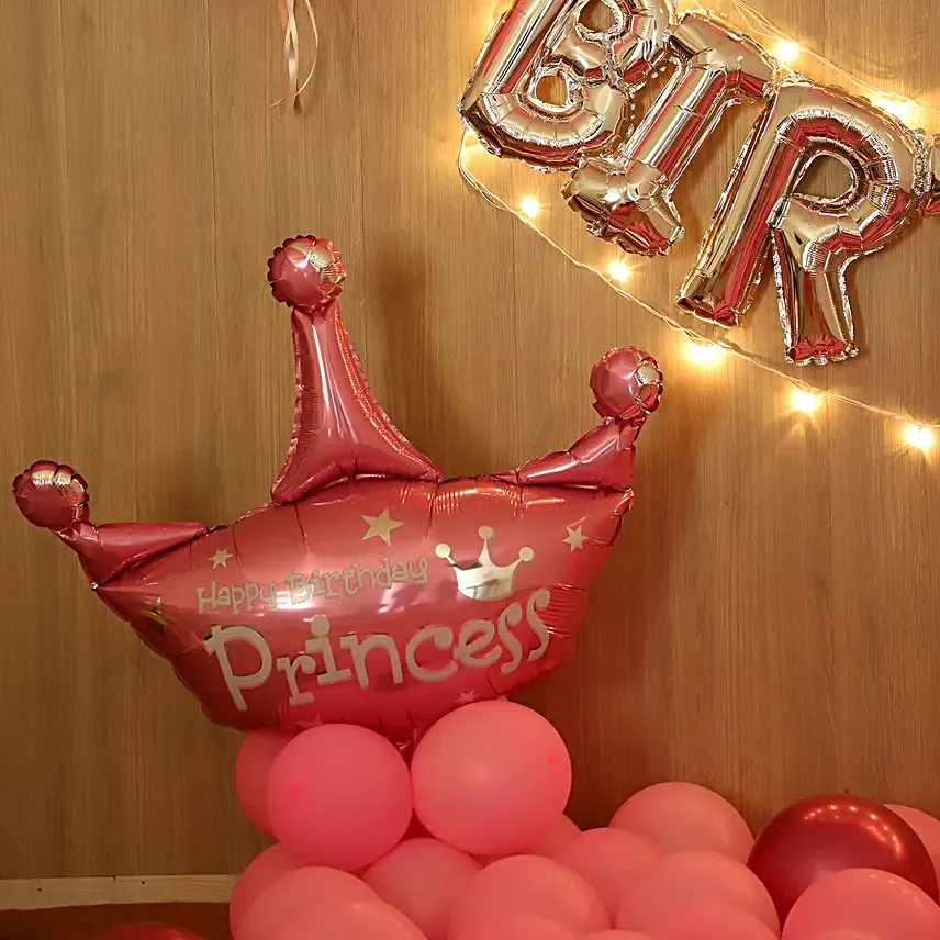 Vibrant Princess Birthday Décor
