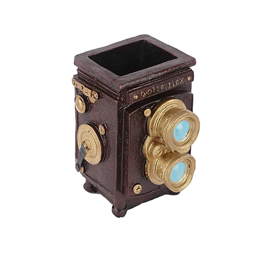 Vintage Lens Desk Organiser