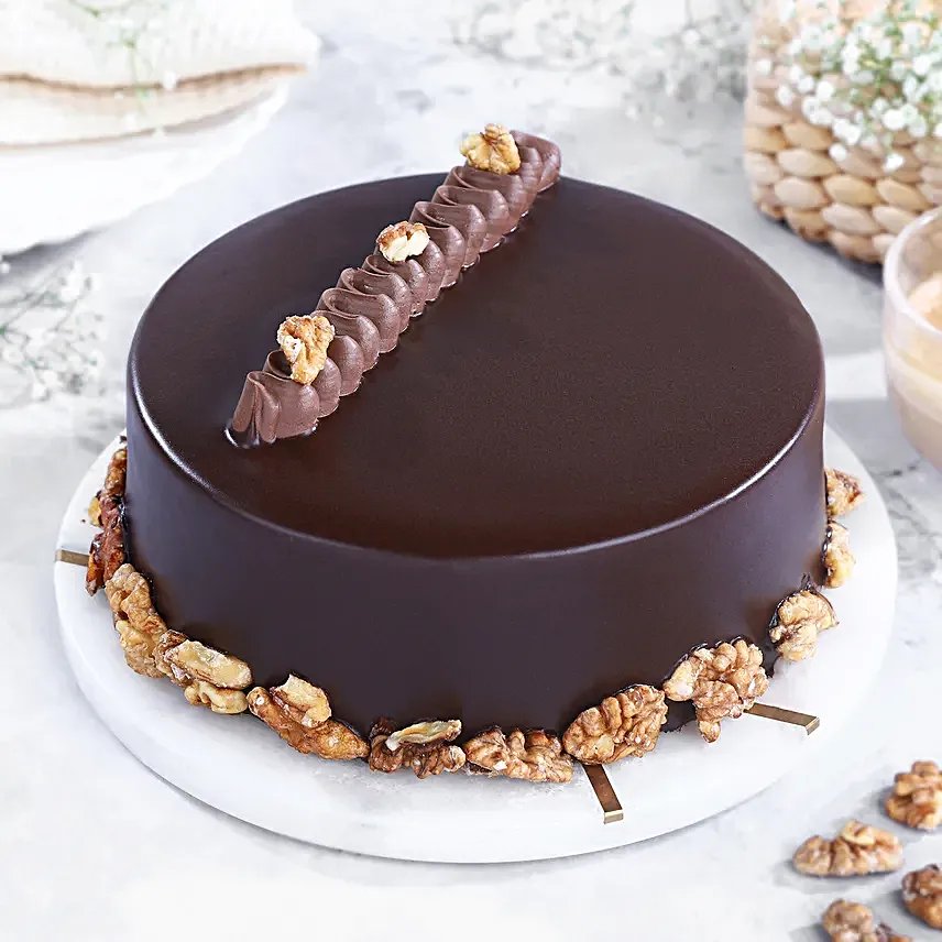 Walnut Chocolate Bliss Cake Half Kg