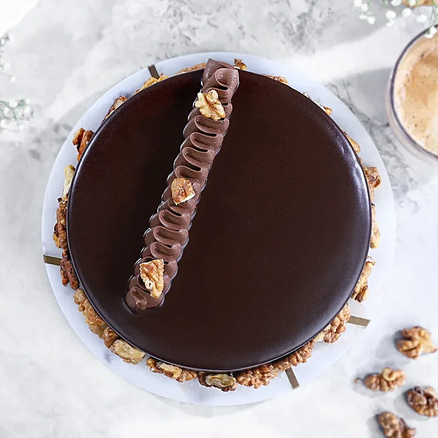 Walnut Chocolate Bliss Cake Half Kg