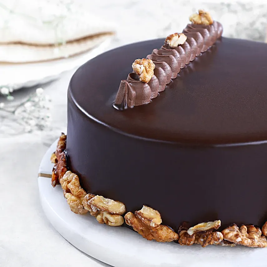 Walnut Chocolate Bliss Cake Half Kg