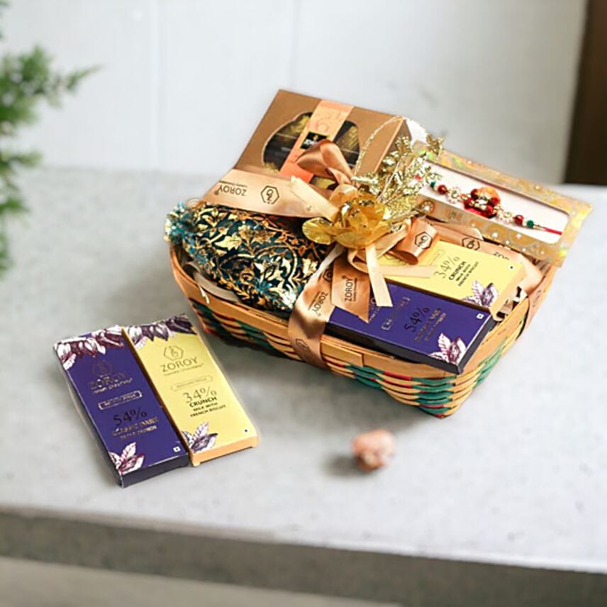 Weaving Sweet Bond Rakhi Hamper