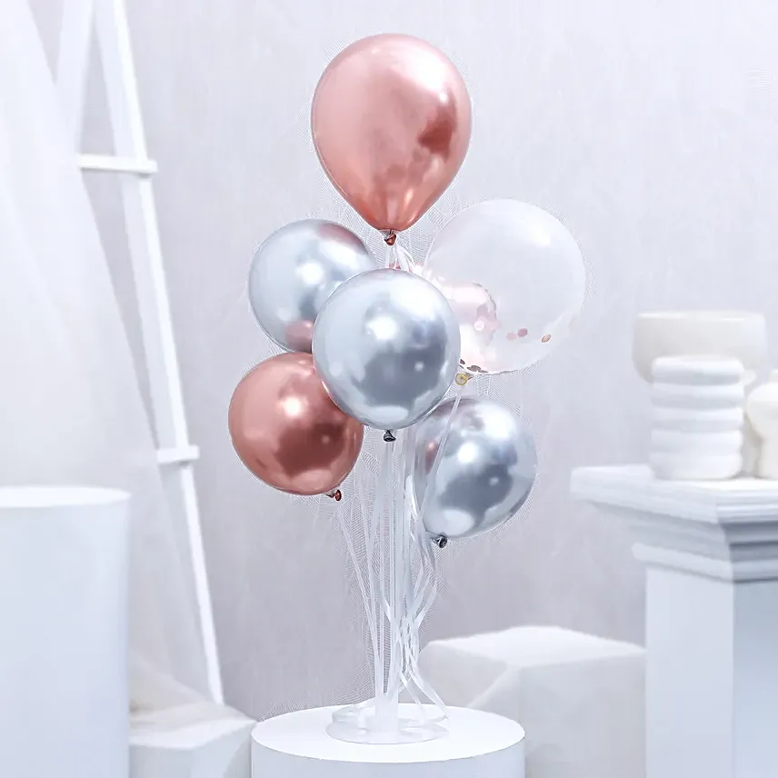Whimsical Confetti Balloon Bouquet