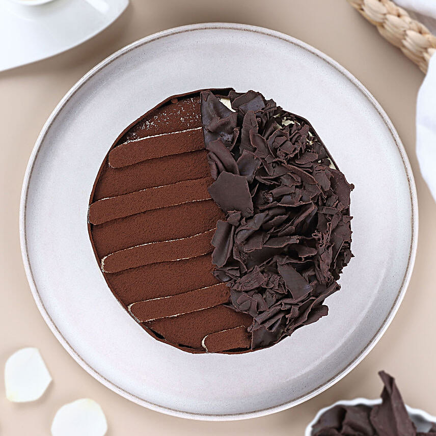 Whipped Black Forest Cream Cake Half Kg