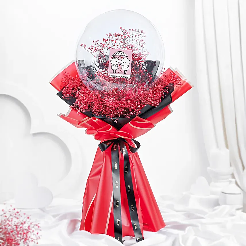 Whispering Hearts Balloon Arrangement