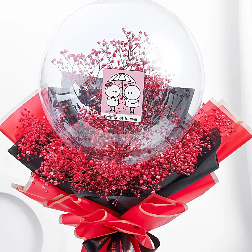 Whispering Hearts Balloon Arrangement