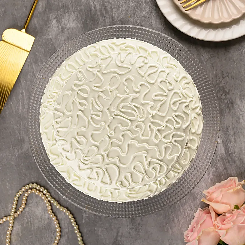 White Chocolate Fantasy Wedding Cake 2 Kg
