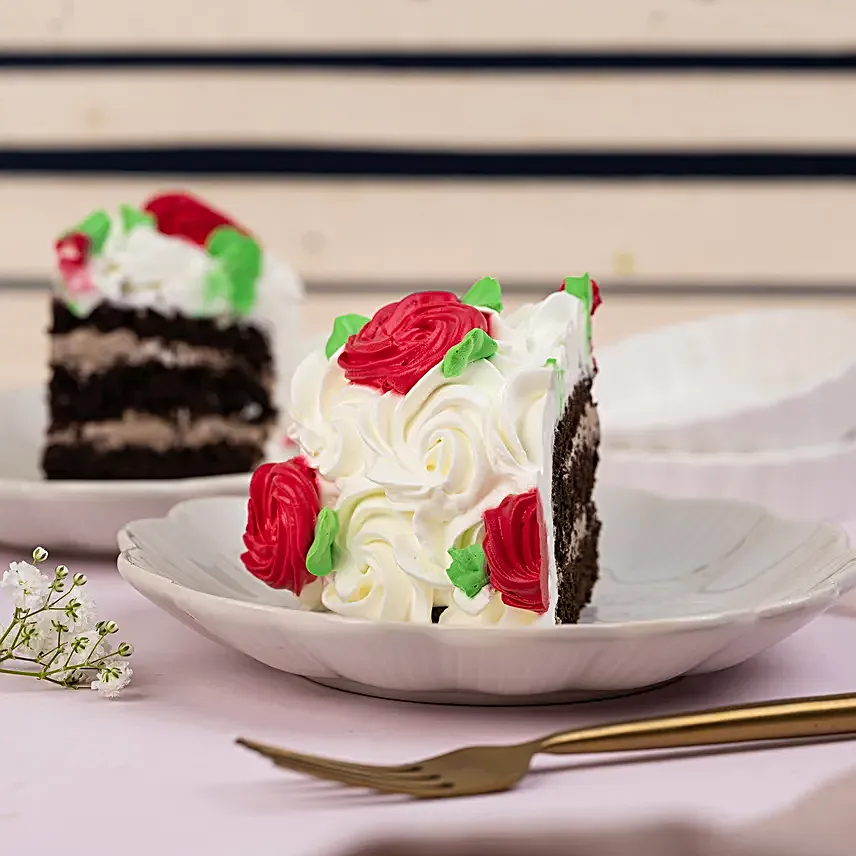 floral theme cake for vday