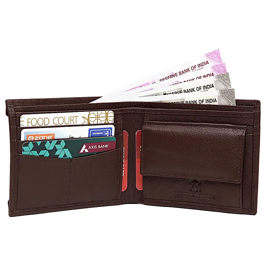 Wildhorn Urbane Men Wallet Combo Brown