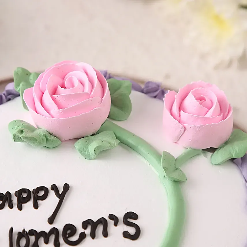 Women s Day Special Flowers Cake Half Kg