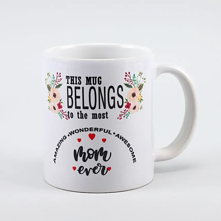 Wonderful Awesome Mom Mug Hand Delivery