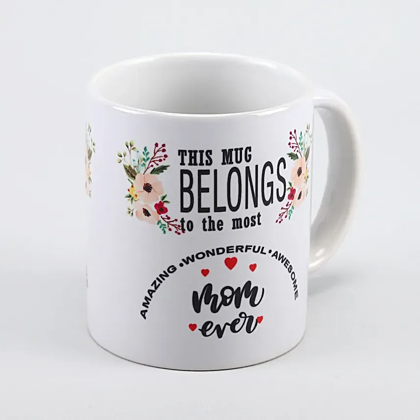 Wonderful Awesome Mom Mug Hand Delivery