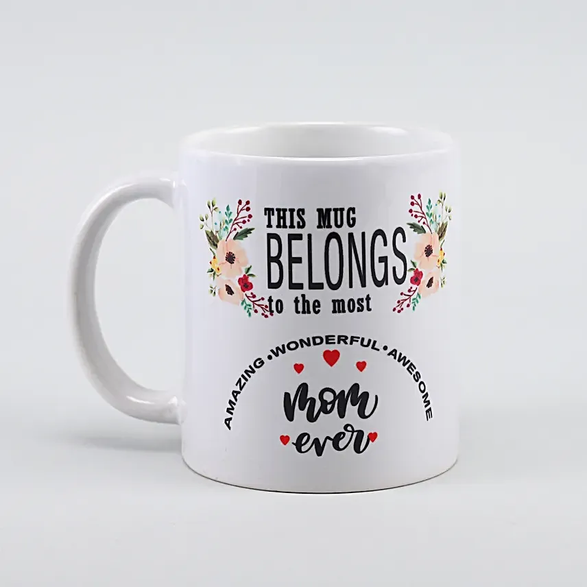 Wonderful Awesome Mom Mug Hand Delivery