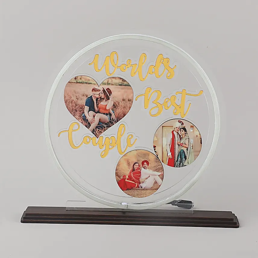 Worlds Best Couple Personalised Table Top
