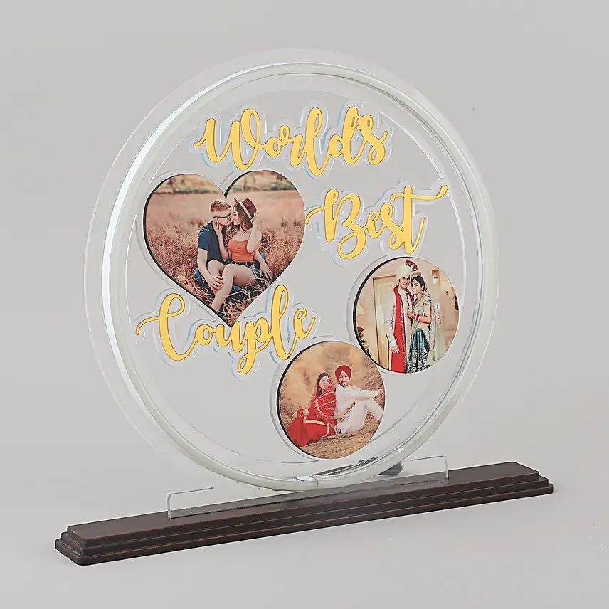 Worlds Best Couple Personalised Table Top