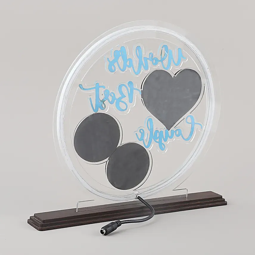 Worlds Best Couple Personalised Table Top