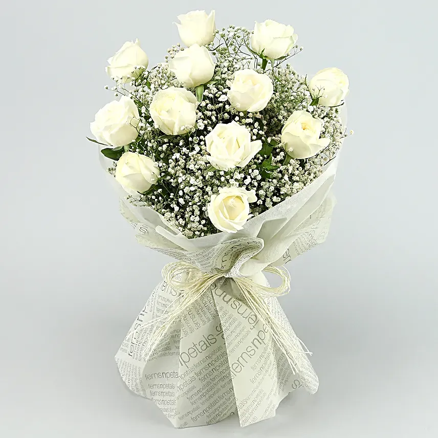 Wrapped In Elegance Roses Bouquet Black Forest Cake
