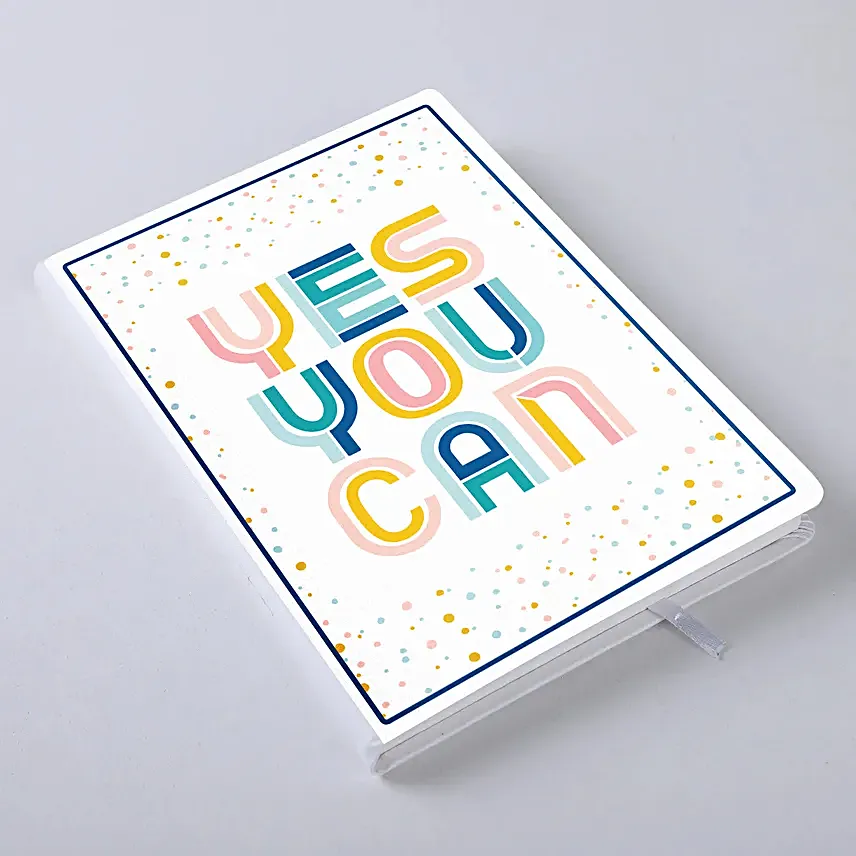 Yes You Can Diary N Sleek Coffee Mug Combo