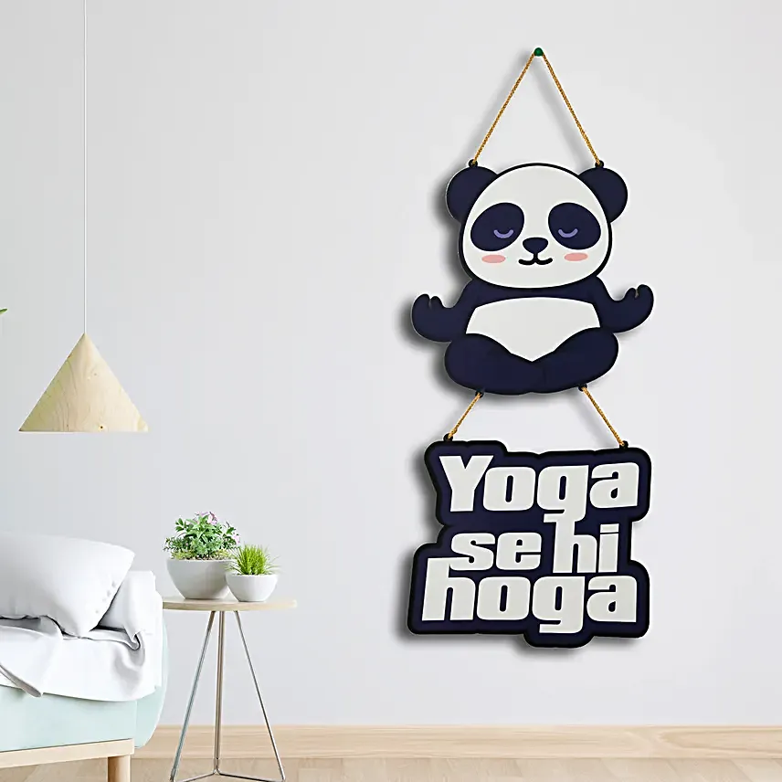 Yoga Se Hi Hoga Wall Hanging