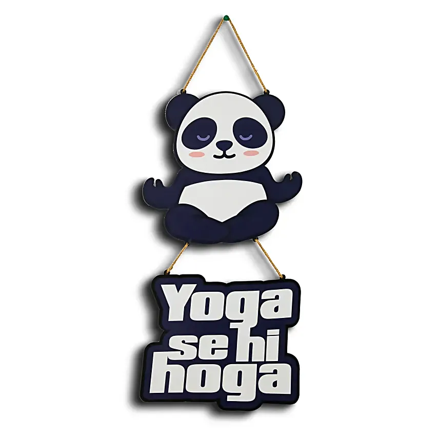 Yoga Se Hi Hoga Wall Hanging
